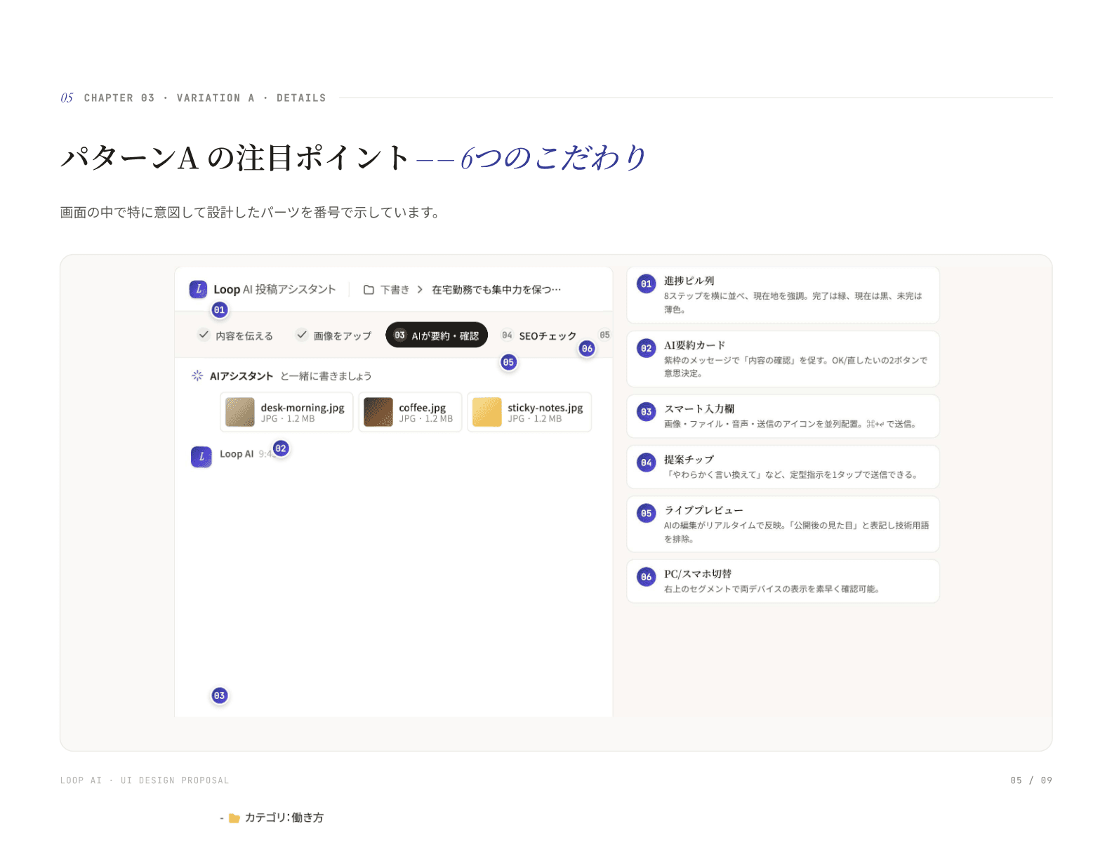 設計提案資料 ページ 05